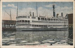 Floating Hospital, Boston, MA Postcard