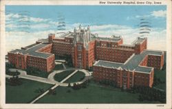 New University Hospital, Iowa City, IA Postcard