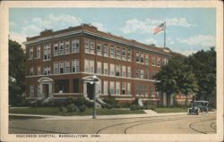 Deaconess Hospital, Marshalltown, Iowa Postcard