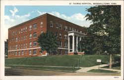 St. Thomas Hospital, Marshalltown, Iowa Postcard