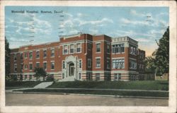 Memorial Hospital, Newton, IA Postcard