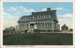 Legion Ville Home, Independence, Kansas Postcard