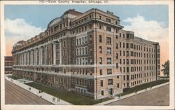 Cook County Hospital, Chicago, IL Postcard