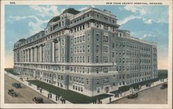 New Cook County Hospital, Chicago - Finest Municipal Institution Postcard