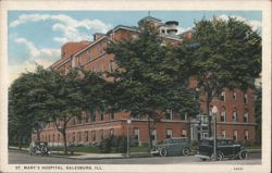 St. Mary's Hospital, Galesburg, IL Postcard