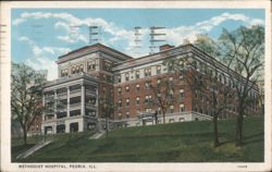 Methodist Hospital, Peoria, IL Postcard