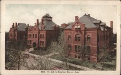St. Luke's Hospital, Denver, CO Postcard