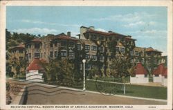 Receiving Hospital, Modern Woodmen of America Sanatorium Postcard