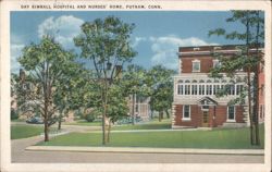 Day Kimball Hospital and Nurses' Home, Putnam, CT Postcard