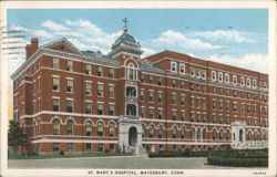 St. Mary's Hospital, Waterbury, CT Postcard