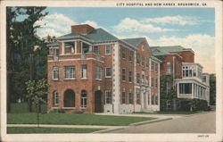 City Hospital and New Annex, Brunswick, GA Postcard