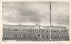 Headquarters Building of the Battey General Hospital Postcard