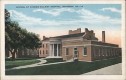 Central of Georgia Railway Hospital, Savannah, GA Postcard