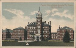 Partial View of Iowa Hospital for Insane, Clarinda, IA Postcard
