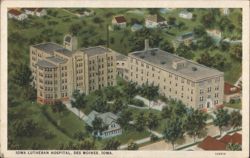 Iowa Lutheran Hospital, Des Moines Postcard