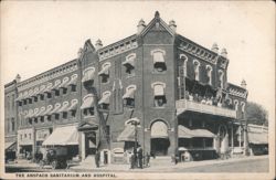 The Anspach Sanitarium and Hospital (Hotel Centropolis) Postcard