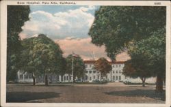 Base Hospital, Palo Alto, California Postcard