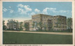 St. Joseph's Hospital and Nurses Home Postcard