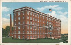 Sioux Valley Hospital, Sioux Falls, SD Postcard