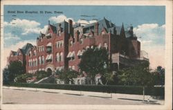 Hotel Dieu Hospital, El Paso Postcard