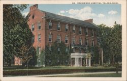 Robinwood Hospital, Toledo, Ohio Postcard