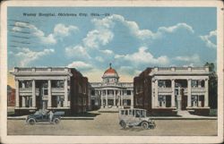 Wesley Hospital, Oklahoma City, Okla. Postcard