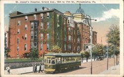 St. Joseph's Hospital, Girard Ave., Philadelphia Postcard