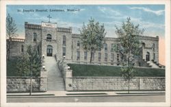 St. Joseph's Hospital, Lewistown, Montana Postcard