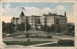 Nebraska State Hospital, Hastings Postcard