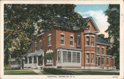 Hospital, Franklin, NH Postcard