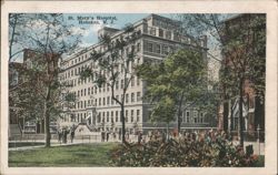 St. Mary's Hospital, Hoboken, NJ Postcard