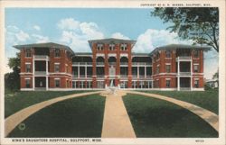 King's Daughters Hospital, Gulfport, MS Postcard