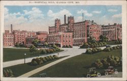 Hospital Hill, Kansas City, MO Postcard