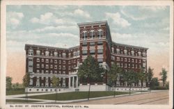 St. Joseph's Hospital, Kansas City Postcard