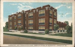 Laboratory & Gymnasium, American School of Osteopathy Postcard