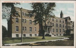 Memorial Hospital, St. Thomas, Ontario Postcard
