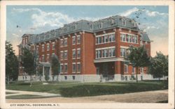 City Hospital, Ogdensburg Postcard