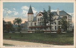 Administration Building, St. Lawrence State Hospital Postcard