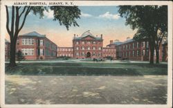 Albany Hospital, Albany, N. Y. Postcard