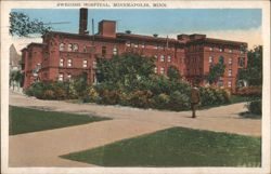 Swedish Hospital, Minneapolis, Minn. Postcard