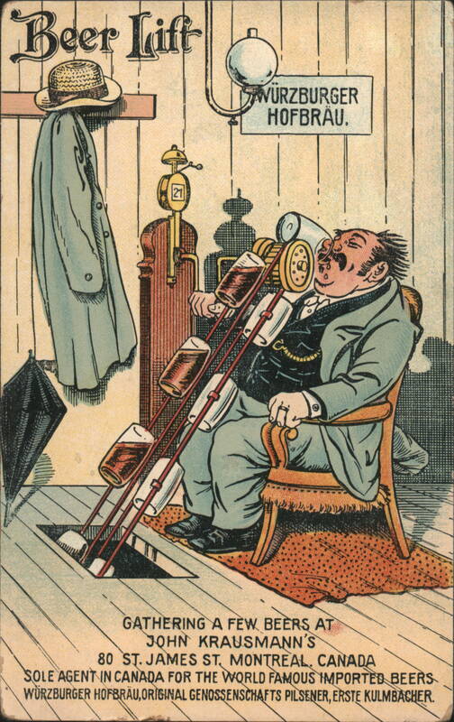 Beer Lift - Würzburger Hofbräu at John Krausmann's, Montreal