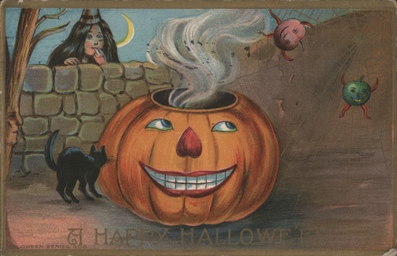 Happy Halloween, Woman, JOL, Black Cat