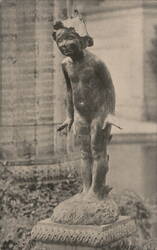 "Wild Flower" Sculpture by Edward Berge, Panama-Pacific International Exposition Postcard