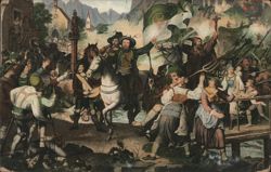Tyrolean War of Liberation 1809 with Andreas Hofer, Speckbacher, Haspinger Postcard