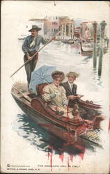 The American Girl in Italy Postcard
