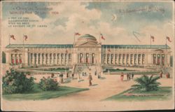 U.S. Government Building, World's Fair St. Louis 1904 Postcard