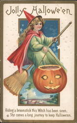 Jolly Halloween Postcard