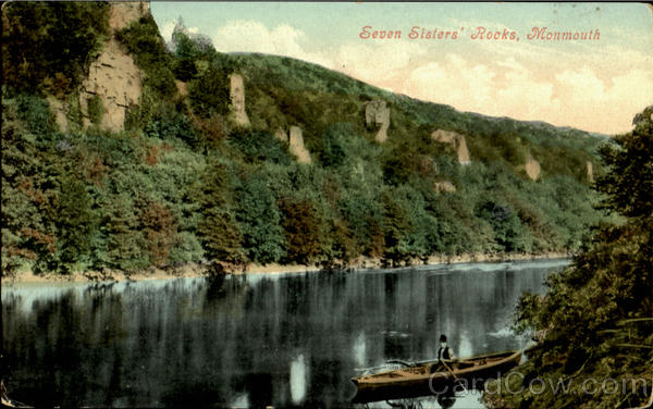 Seve Sisters' Rocks Monmouth Wales