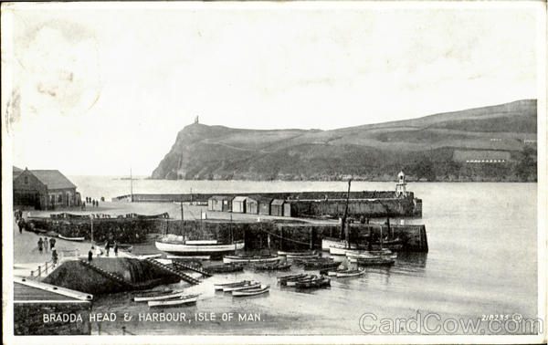 Bradda Head & Harbour,Isle Of Man. England