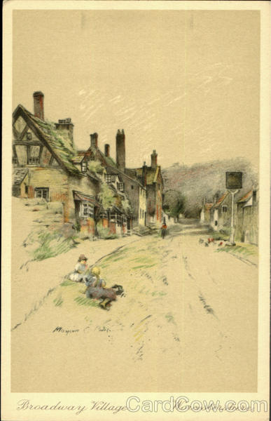 Broadway Village Warcestershire England